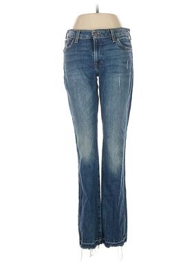Lucky Brand Distressed Blue Flare Jeans